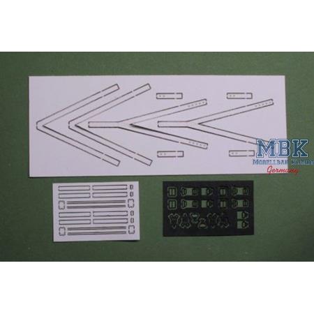 1/32 WW2 Fighter Cockpit Seat Belt Set RAF