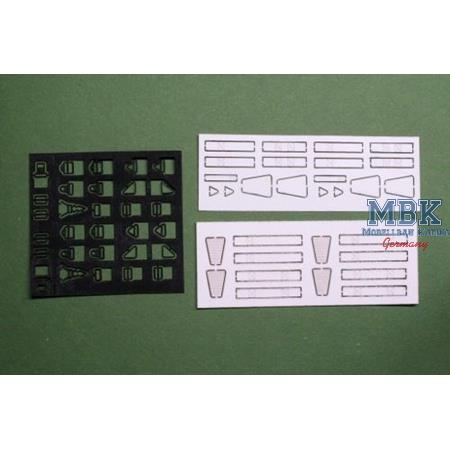 1/32 WW2 Fighter Cockpit Seat Belt Set German