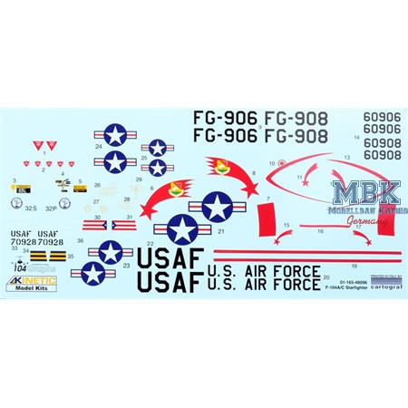 Lockheed F-104A/ C Starfigter USAF