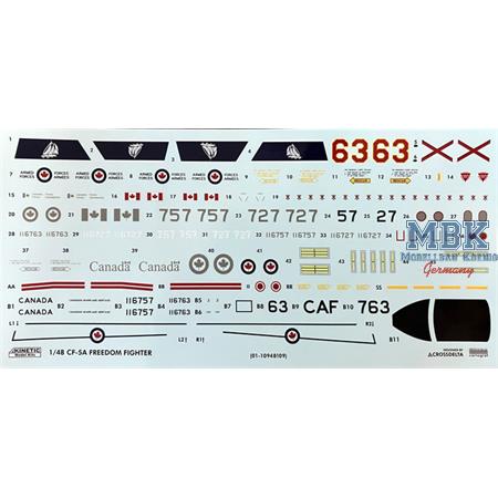 Canadair CF-5A Freedom Fighter