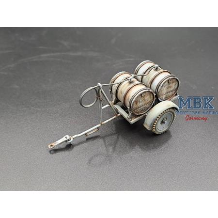 Anhänger für 2x 200 Liter Kraftstofffass