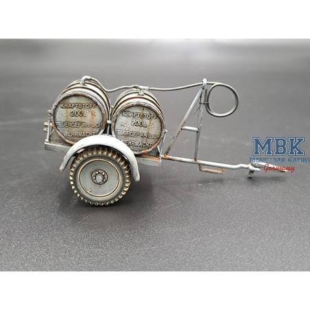 Anhänger für 2x 200 Liter Kraftstofffass