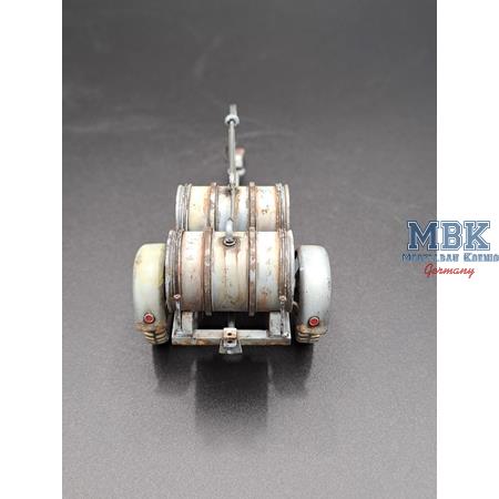 Anhänger für 2x 200 Liter Kraftstofffass