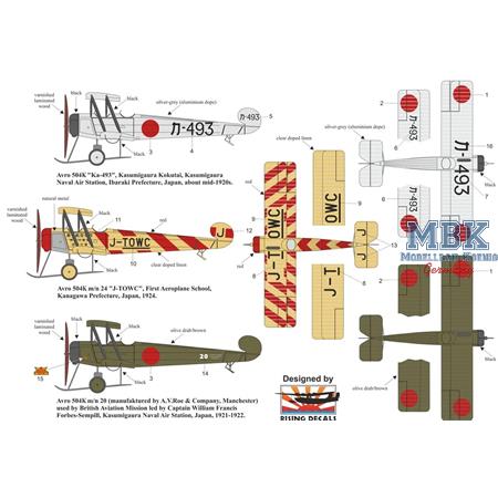 Avro 504K “Japanese Users”