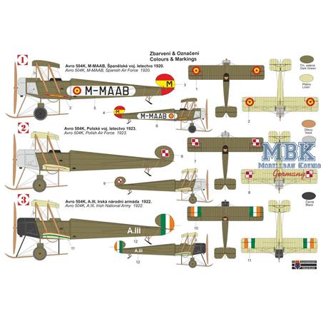 Avro 504L “European Users”