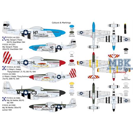 North American P-51D-5 Mustang "Aces"