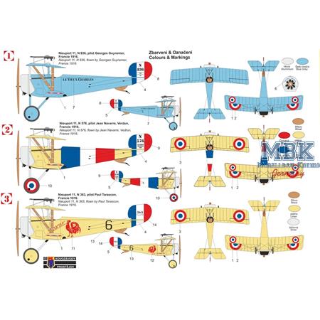 Nieuport Ni-11 Bébé "French Aces"