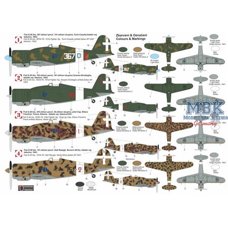 Fiat G.50bis „Freccia“ Italian services