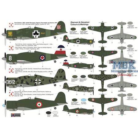 Fiat G.50bis „Freccia“ Special markings