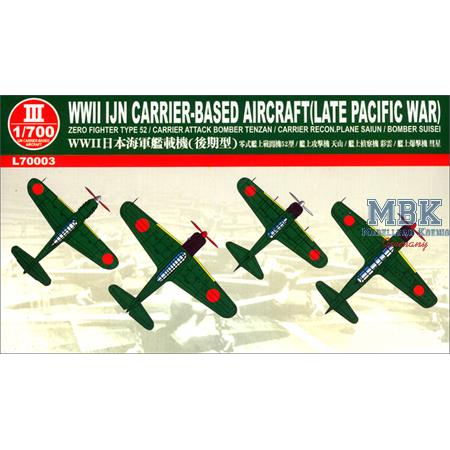 WWII IJN Carrier Aircraft (Late Pacific War) 1:700