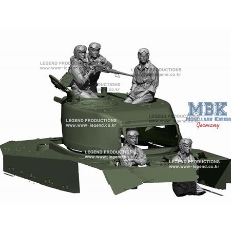 WW2 US Tank Crew set 1:72