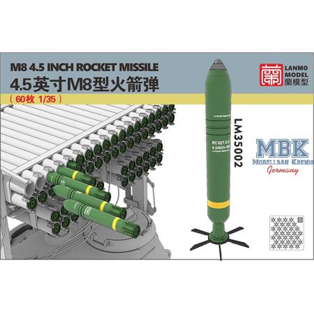 M8 4.5 inch rocket missile