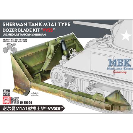 Sherman Tank M1A1 Type Dozer Blade Kit (VVSS)