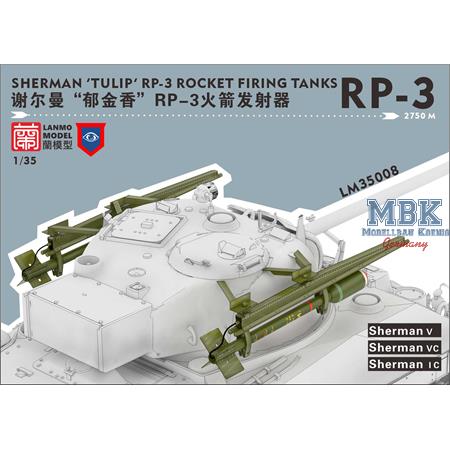 Sherman TULIP RP-3 Rocket Firing Tanks