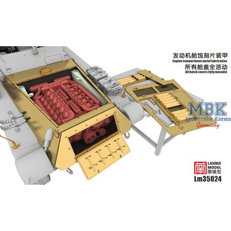 WWII Sd.Kfz. 234 engine compartment