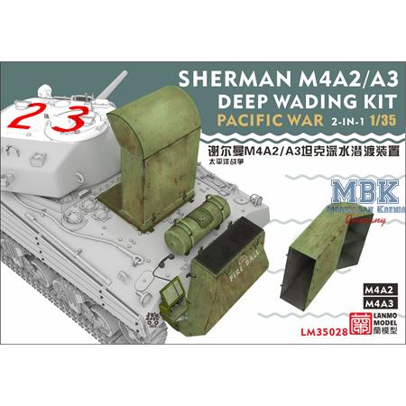 WWII U.S.Army PTO Sherman M4A2/M4A3 Deep wading k.