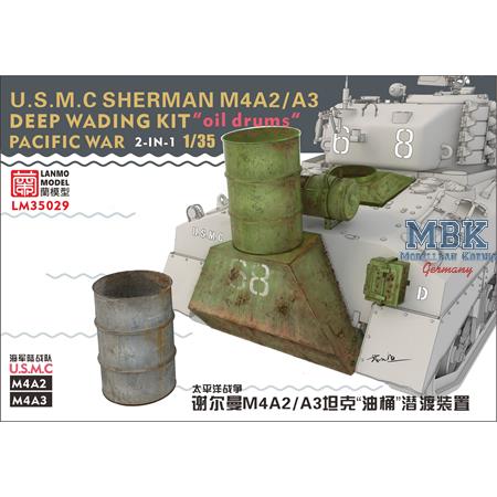 WWII PTO Sherman M4A2/M4A3 Deep wading k. oil drum