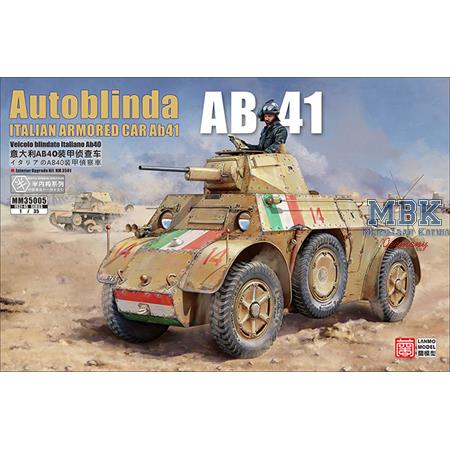 Italian Armored Car Autoblinda AB 41
