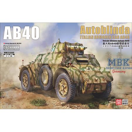 Italian Armored Car Autoblinda AB 40
