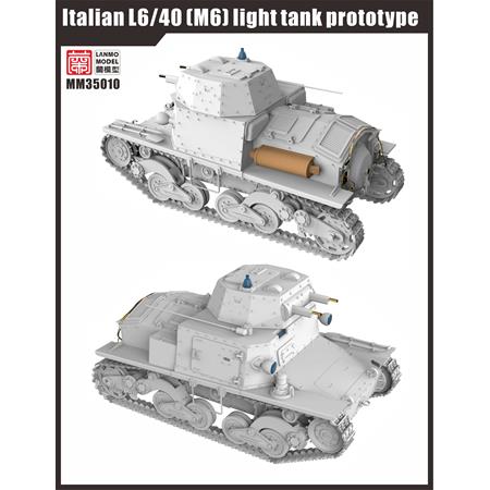 Italian L6/40 (M6) light tank prototype