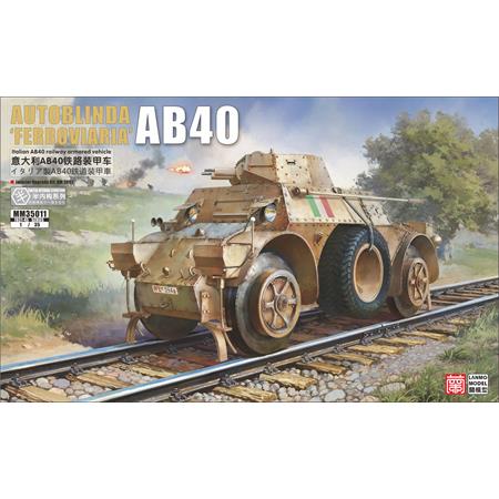 Italian AB 40 Autoblinda Ferroviaria