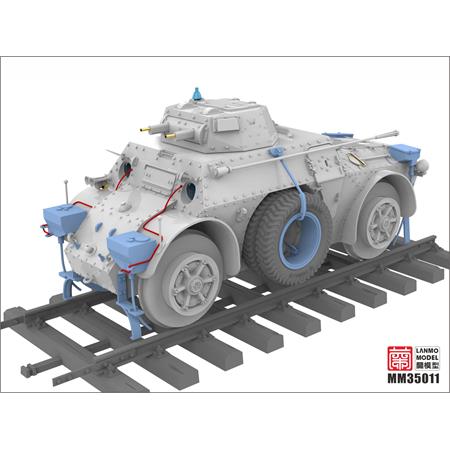 Italian AB 40 Autoblinda Ferroviaria