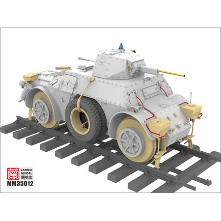 Italian AB 41 Autoblinda Ferroviaria