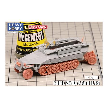 WWII German Sdkfz.251/7 Ausf.D and If.8 (2IN1)