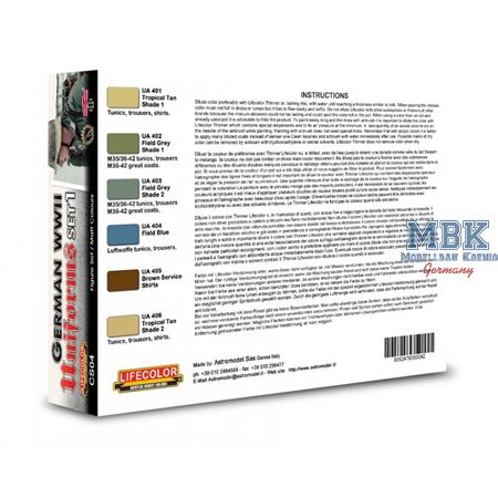 German WWII Uniforms Set 1