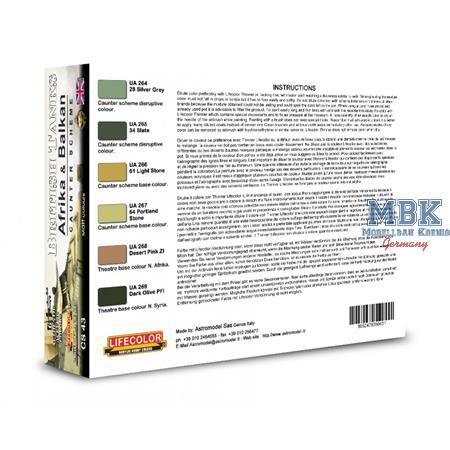 British Tanks Set 1 Balkan + Afrika Caunter Scheme