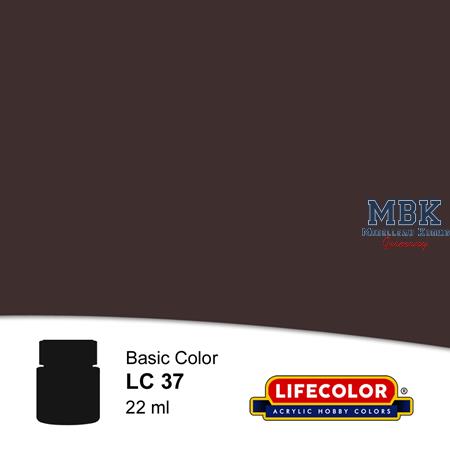 LC37 Schwarzbraun - Burnt Umber matt