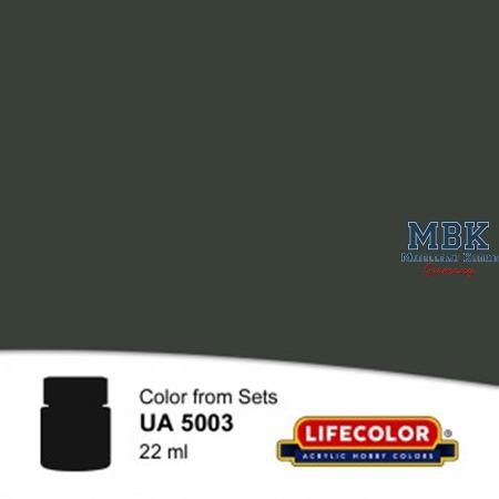 UA5003 Tief Schwarzgrün - D1 Deep Green Black