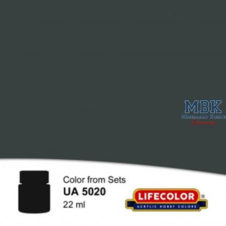 UA5020 Schwarzgrau - Schwarzgrau RLM 66