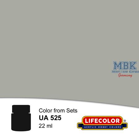UA525 Hellblau Grau 1 - Grigio azzurro chiaro 1