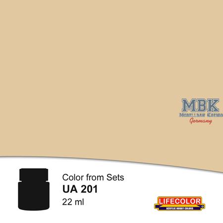 UA201 Gelbbraun RAL 8020