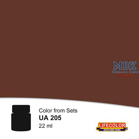 UA205 Rotbraun Schokoladen Braun RAL 8017