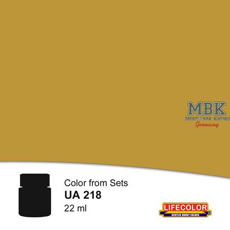 UA218 Dunkles Sandgelb
