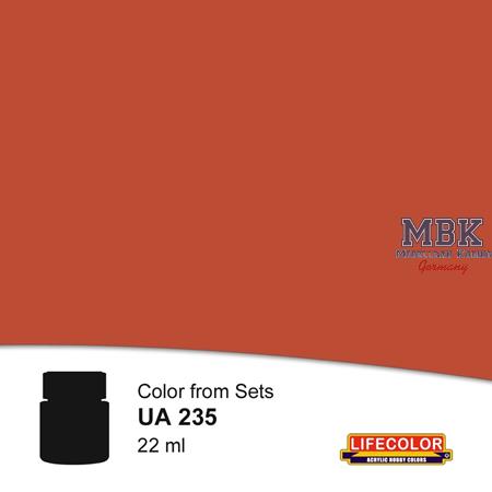 UA235 Italian rosso minio RAL 2001