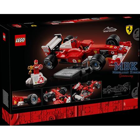 Lego ICONS Ferrari F2004 und Michael Schumacher