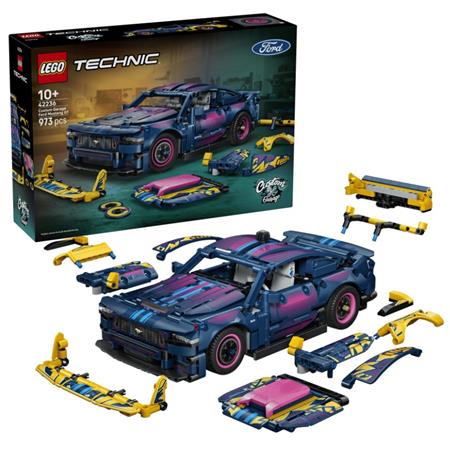 Lego TECHNIC Ford Mustang GT Auto Tuning-Werkstatt