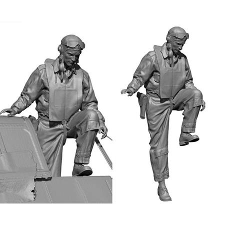 WW2 US Navy Pilot - Boarding 1:35
