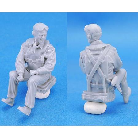 WW2 US Navy Pilot 2 engaged - 2 heads 1:35