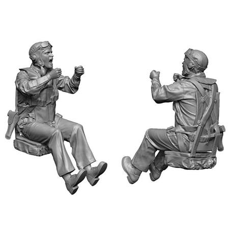 WW2 US Navy Pilot + Rear Gunner Set 2 1:35