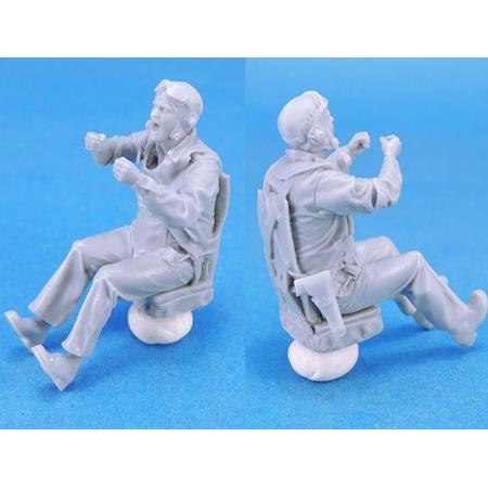 WW2 US Navy Pilot + Rear Gunner Set 2 1:35