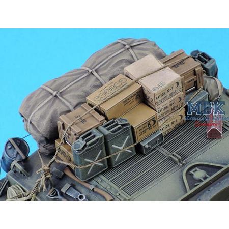 M4A3 Engine Deck Stowage set M4A3 Engine Deck Stowage set