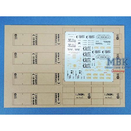 M4A3 Engine Deck Stowage set M4A3 Engine Deck Stowage set