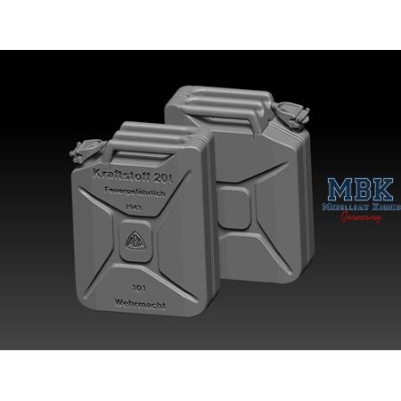 WWII German Fuel Can set