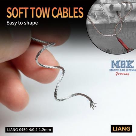 Weiches Abschleppseil / Soft tow cable 0,7mm x 1m