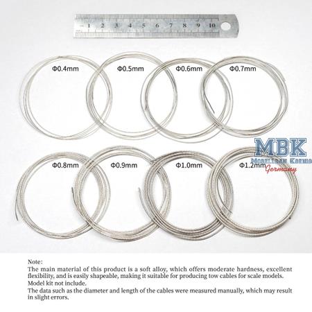 Weiches Abschleppseil / Soft tow cable 0,7mm x 1m
