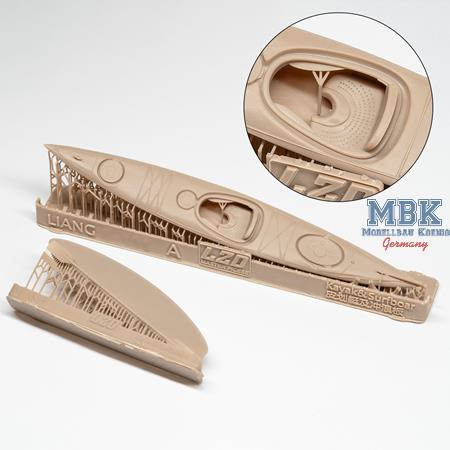 Canoe & Surfboard Set (1:35)